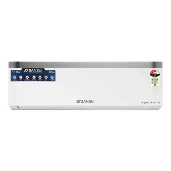 Sansui 1 Ton (3 Star Inverter) Split AC with 4 Way Swing, PM 2.5 Filter, 5 in 1 Convertible (JSP123SI24A1, White)