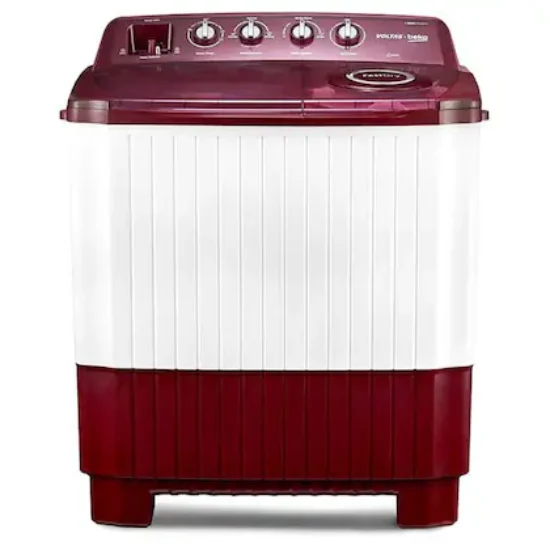 Voltas Beko 7.2 kg Top Semi-Automatic Washing Machine, WTT72BRTPRMDZ, Burgundy